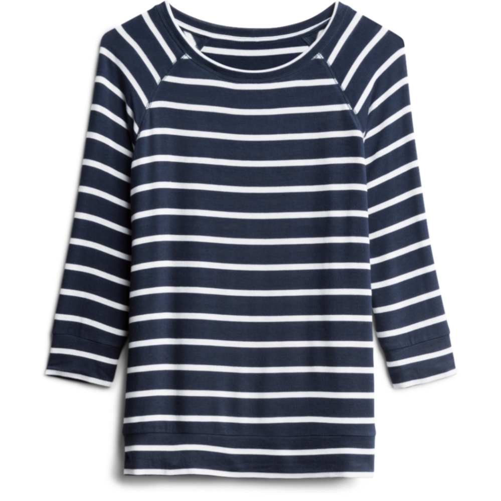 3/4 Sleeve Raglan Knit Top
